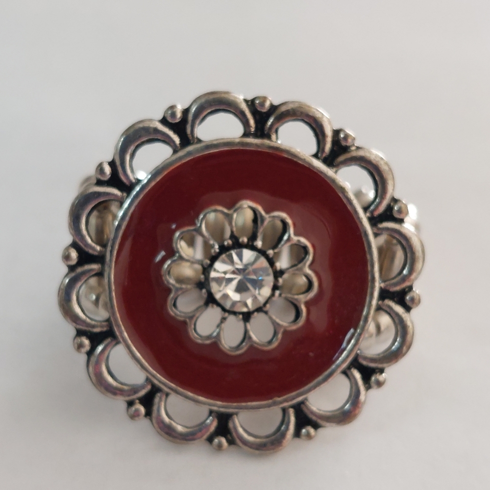 Paparazzi Ring Silver/Red